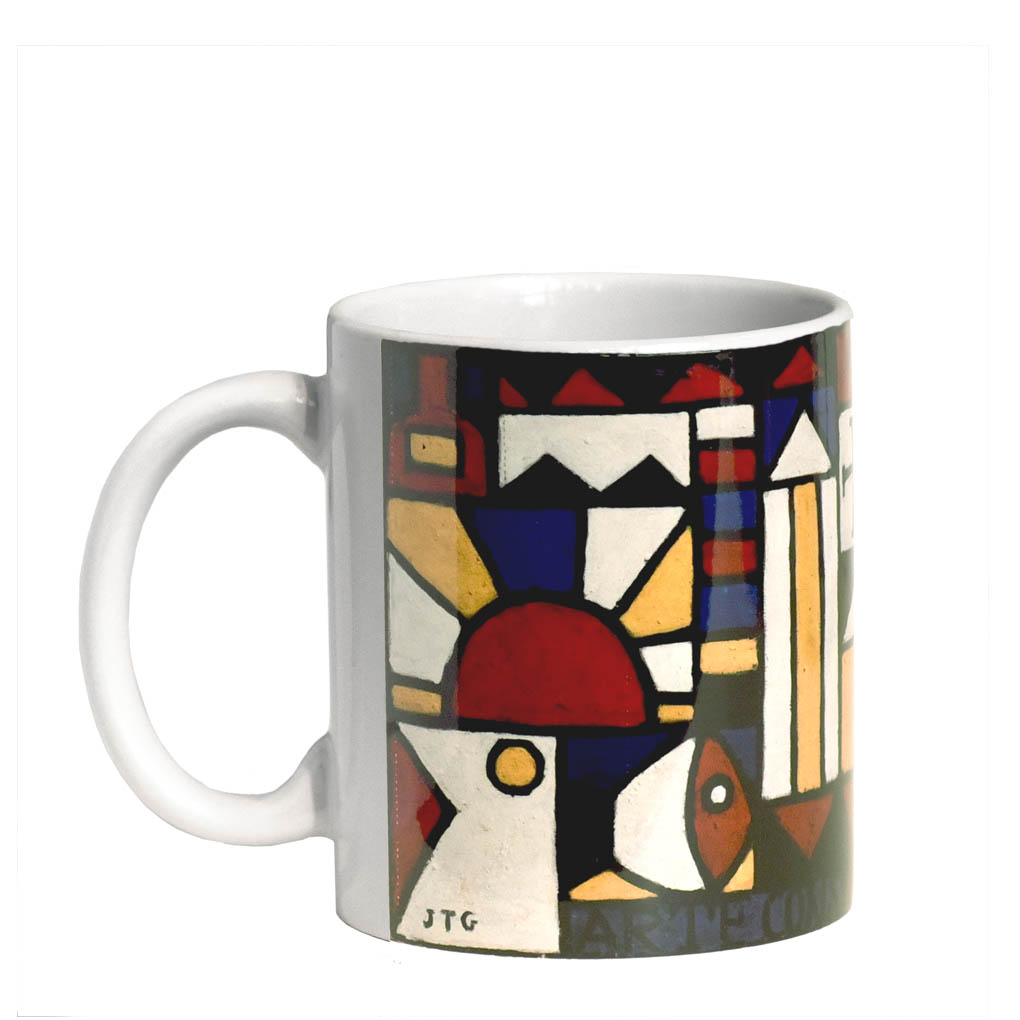 Taza Arte Constructivo con caja individual                            