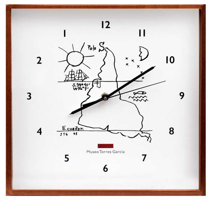 Reloj américa invertida grande