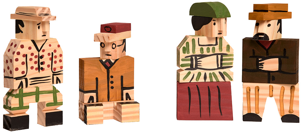Aladdin Toys Cuatro personajes