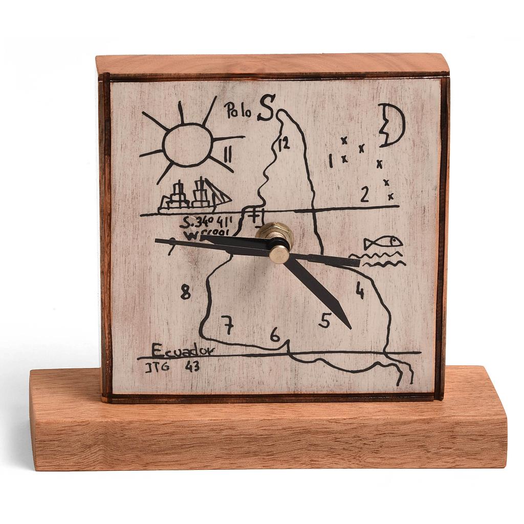 Reloj America Invertida con base